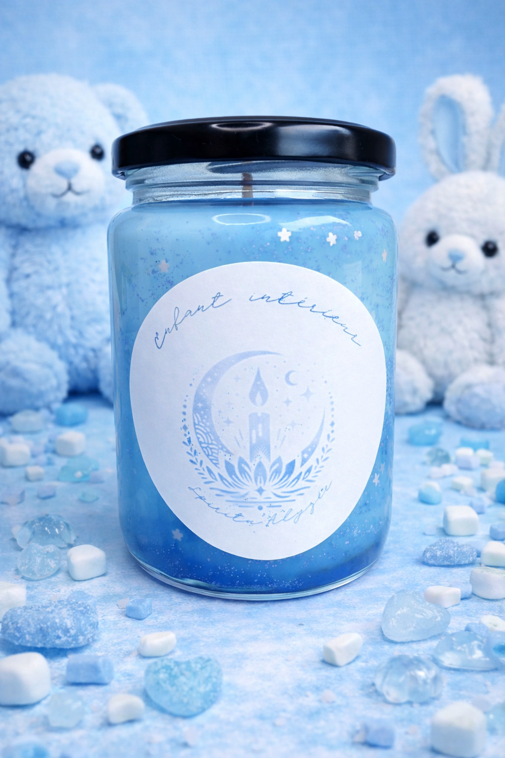 Bougie énergétique - Enfant intérieur (Caramel au beurre salé)